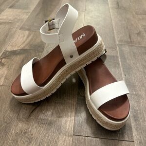 MIA White Espadrille Sandals